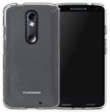 PUREGEAR SLIM SHELL CLEAR CASE COVER FOR VERIZON MOTOROLA DROID TURBO 2 XT1585