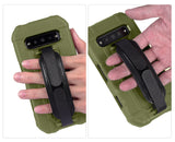 Rugged Shield Case + Hand Strap + Belt Clip Holster for Kyocera DuraForce Pro 3