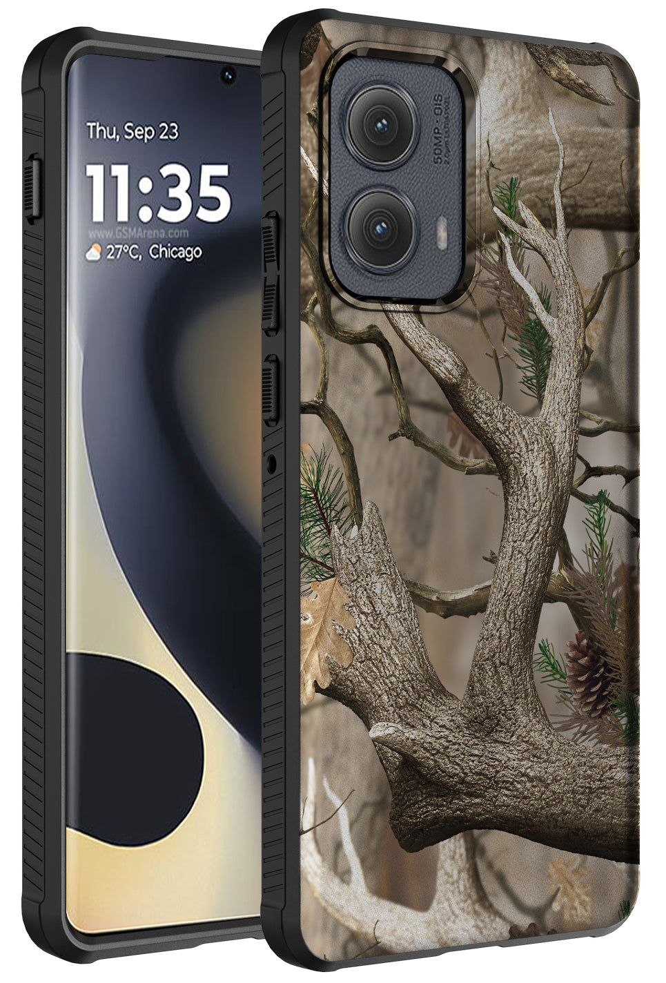 Nakedcellphone Case for Motorola Edge 2024 Phone (Compatible with MagSafe) Black Nakedcellphone Case for Motorola Edge 2024 Phone (Compatible with MagSafe) Black