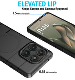 Case & Belt Clip Holster for Motorola Edge 2025 Phone (Compatible with Magsafe)
