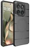 Case & Belt Clip Holster for Motorola Edge 2025 Phone (Compatible with Magsafe)