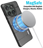 Case & Belt Clip Holster for Motorola Edge 2025 Phone (Compatible with Magsafe)