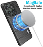 Case & Belt Clip Holster for Motorola Edge 2025 Phone (Compatible with Magsafe)