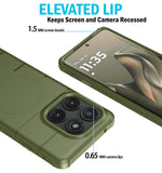 Case & Belt Clip Holster for Motorola Edge 2025 Phone (Compatible with Magsafe)