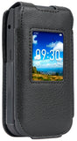 Black Leather Case Screen Cover Belt Clip for AT&T Cingular Flex Flip Phone