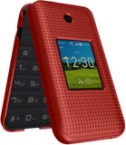 Grid Textured Hard Case Slim Cover for AT&T Cingular Flex 2 Phone (Debut Flex)