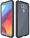 Tech21 Black Smoke EVO Check Case + PureGear Tempered Glass Protector for LG G6