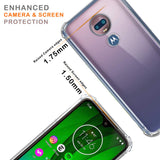 AquaFlex TPU Anti-Shock Clear Case Slim Cover for Motorola Moto G7 Play/Optimo