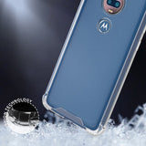 AquaFlex TPU Anti-Shock Clear Case Slim Cover for Motorola Moto G7 Play/Optimo