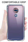 AquaFlex TPU Anti-Shock Clear Case Slim Cover for Motorola Moto G7 Play/Optimo