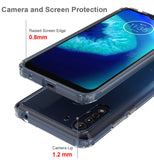 AquaFlex Transparent Clear Case Slim Cover for Motorola Moto G8 Power Lite