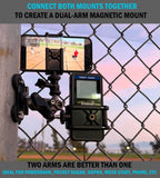 Combo Fence & Magnetic Post Mount for Gamechanger, Cell Phone, Mevo Start, GoPro