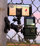 Combo Fence & Magnetic Post Mount for Gamechanger, Cell Phone, Mevo Start, GoPro