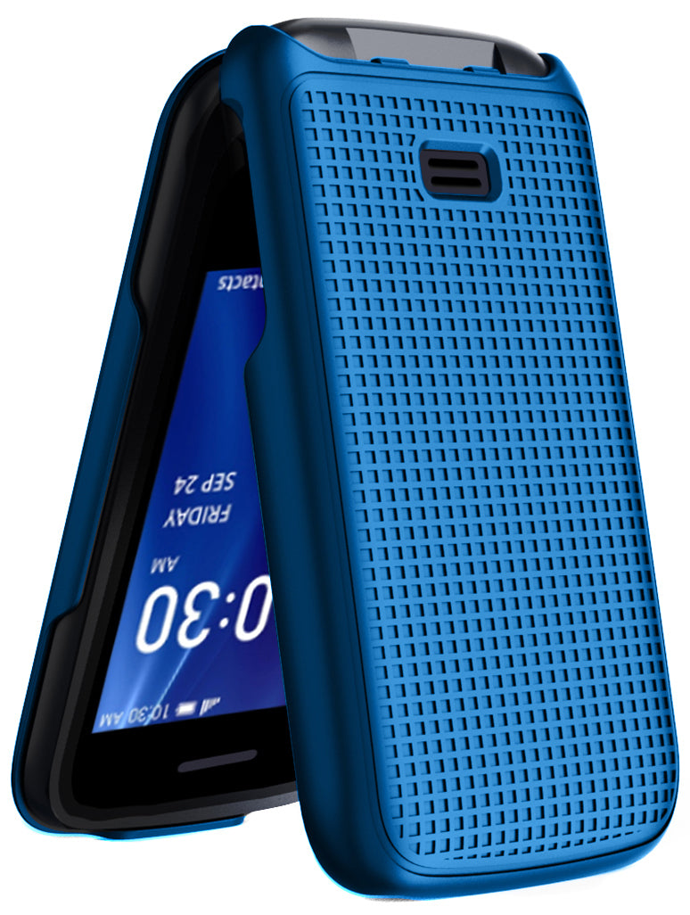 Textured Hard Shell Case Cover for Alcatel Go Flip 4, TCL FLIP Pro