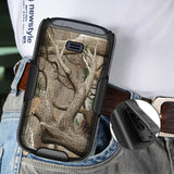 Grid Case Hard Cover and Belt Clip Holster for Alcatel TCL Flip 2 Phone (T408DL)