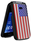 Textured Hard Shell Case Cover for Alcatel Go Flip 4, TCL FLIP Pro