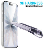 Tempered Glass Screen Protector Crack Guard Saver for iPhone 17