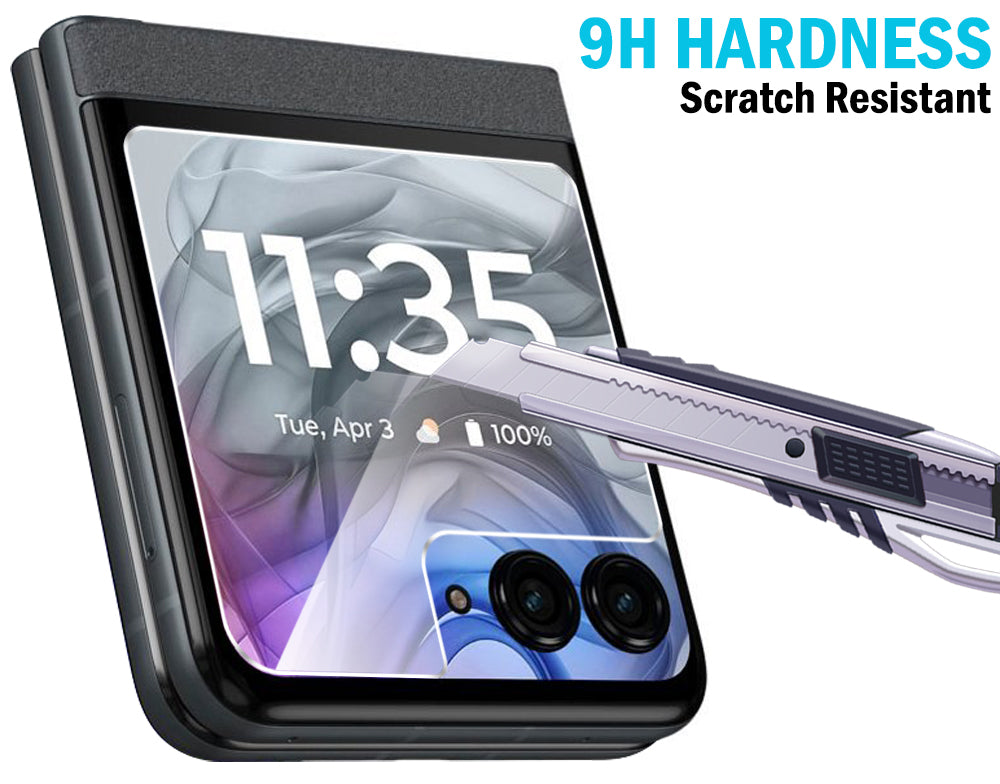 Dteck 2 Pack For Motorola Razr 2025/2024 Tempered Glass Screen
