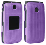 Grid Texture Case Slim Cover for Alcatel Go Flip V, MyFlip, QuickFlip