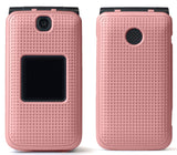 Grid Texture Case Slim Cover for Alcatel Go Flip V, MyFlip, QuickFlip