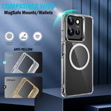 Clear Case for Motorola Moto G Power 2026 2025 - Compatible with MagSafe Mounts