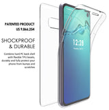 Tri-Max Clear Screen Guard Full Body TPU Wrap Case Cover for Galaxy S10e