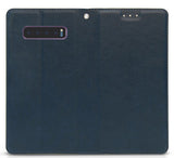 Leather Wallet Case Cover Stand + Wrist Strap Lanyard for Samsung Galaxy S10