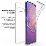 Tri-Max Clear Screen Guard Full Body TPU Wrap Case Cover for Galaxy S10 Plus