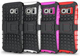 PINK GRENADE GRIP SKIN HARD CASE COVER STAND FOR SAMSUNG GALAXY S6 EDGE SM-G925