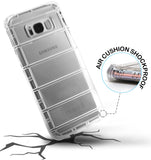 Clear Airbag Cushion TPU Flexible Grip Skin Case Cover for Samsung Galaxy S8