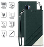 INFOLIO WALLET CREDIT CARD SLOT CASE + LANYARD FOR SAMSUNG GALAXY S9 Plus, S9+