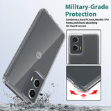 AquaFlex Anti-Shock Clear Case Slim Cover for Motorola Moto G Stylus 5G (2024)