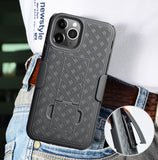 Black Case Kickstand Cover + Belt Clip Holster Holder for Apple iPhone 11 Pro