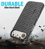 Slim Hard Case Stand and Belt Clip Holster Combo for iPhone Air - Black