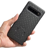 Black Case Kickstand Cover + Belt Clip Holster for Samsung Galaxy S10 5G SM-G977