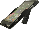 BLACK RUBBERIZED HARD CASE COVER + BELT CLIP HOLSTER STAND FOR NOKIA LUMIA 830