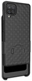 Textured Hard Case Cover Stand and Belt Clip Holster for Samsung Galaxy A42 5G
