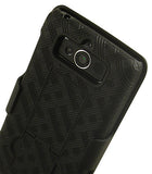 BLACK KICKSTAND CASE + BELT CLIP HOLSTER STAND FOR MOTOROLA DROID MINI XT1030