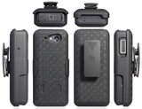 Black Kickstand Case Cover + Belt Clip Holster for Kyocera DuraTR E4750