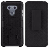 Verizon Original Black Kickstand Case Cover Belt Clip Holster for LG G6, G6 Plus