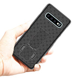 Kickstand Case Hard Cover + Belt Clip Holster for Samsung Galaxy S10 Plus, S10+