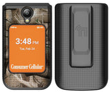 Hard Case and Belt Clip Holster Combo for Iris Easy Flip 2 Phone