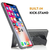 Black Kickstand Case Cover + Belt Clip Holster for Apple iPhone Xs Max 6.5"