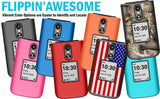 Nakedcellphone Grid Texture Hard Case Slim Cover for Jitterbug Flip 3 Phone