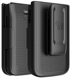 Nakedcellphone Hard Case and Belt Clip Holster Combo for Jitterbug Flip 3 Phone