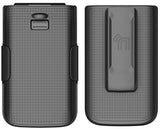 Nakedcellphone Hard Case and Belt Clip Holster Combo for Jitterbug Flip 3 Phone