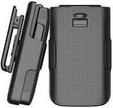 Nakedcellphone Hard Case and Belt Clip Holster Combo for Jitterbug Flip 3 Phone