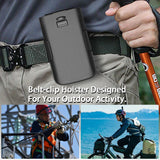 Nakedcellphone Hard Case and Belt Clip Holster Combo for Jitterbug Flip 3 Phone