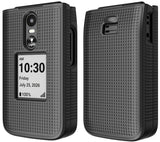 Nakedcellphone Hard Case and Belt Clip Holster Combo for Jitterbug Flip 3 Phone