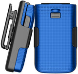 Nakedcellphone Hard Case and Belt Clip Holster Combo for Jitterbug Flip 3 Phone